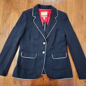 Banana Republic women's navy blue blazer in size US 14